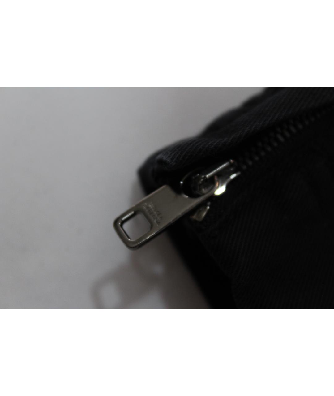 DOLCE&GABBANA Черные хлопко-эластановые повседневные брюки, фото 9