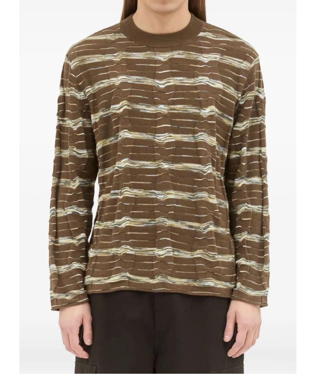 Brain Dead Коричневый хлопковый джемпер / свитер, фото 6