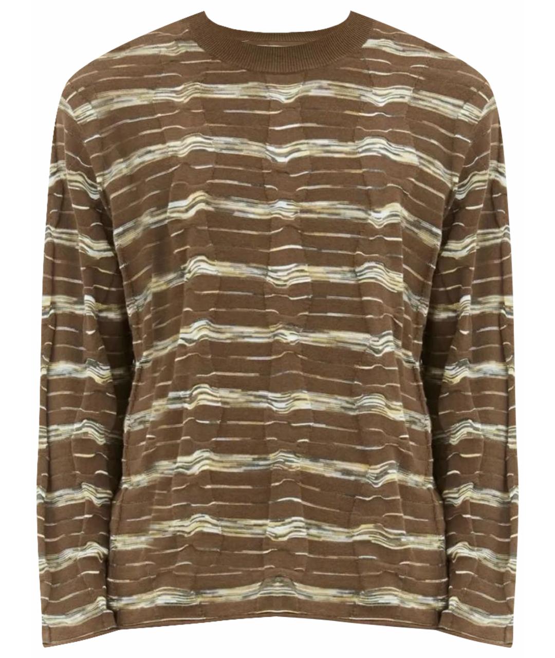 Brain Dead Коричневый хлопковый джемпер / свитер, фото 1