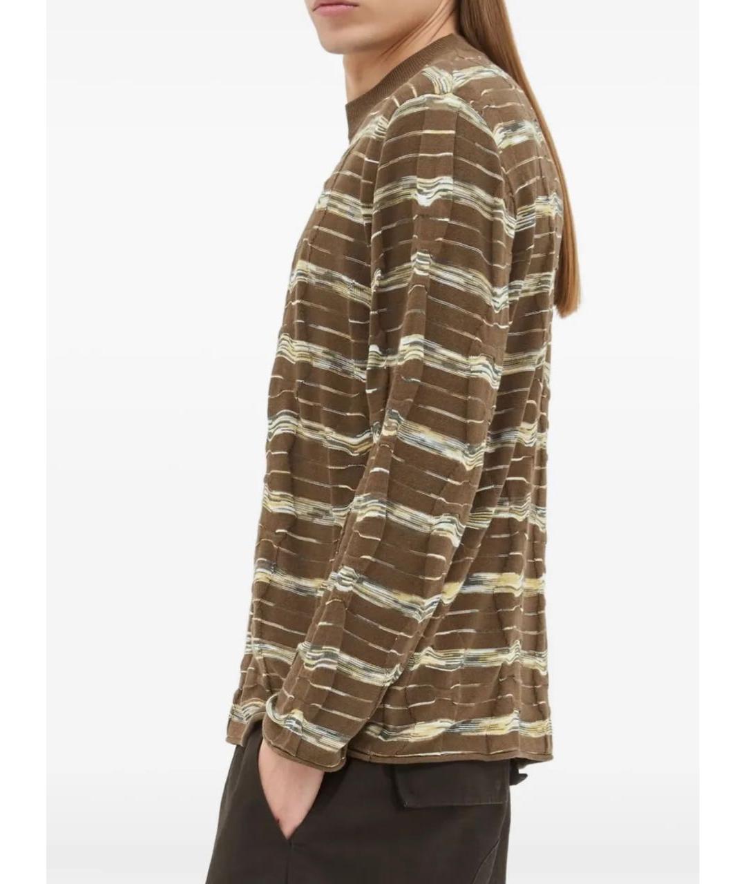 Brain Dead Коричневый хлопковый джемпер / свитер, фото 2