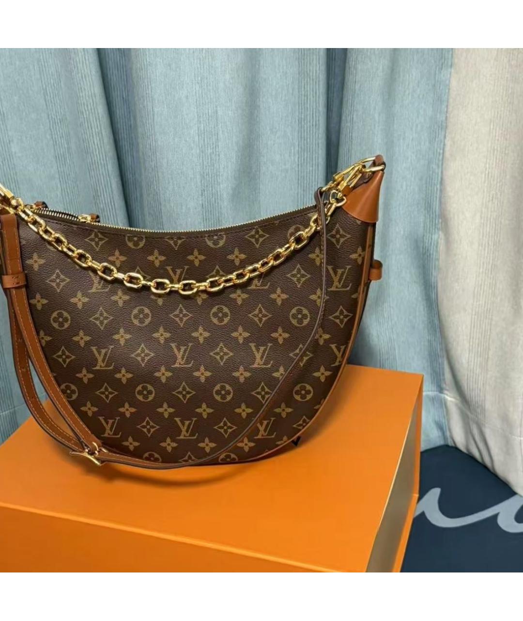 LOUIS VUITTON Коричневая сумка через плечо, фото 3