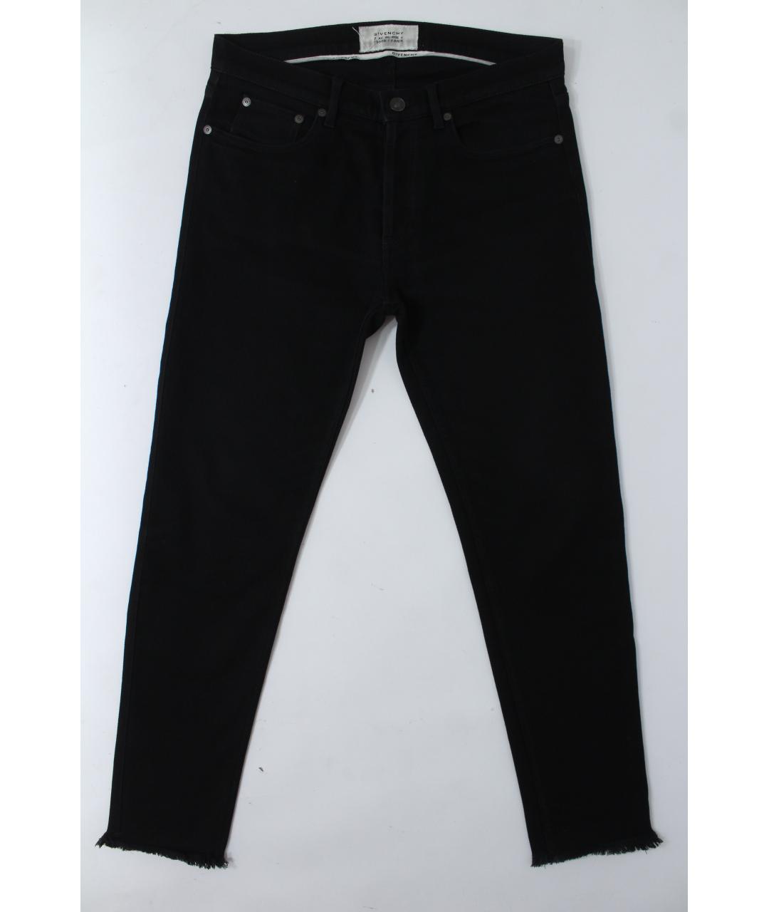 GIVENCHY Черные хлопко-эластановые джинсы скинни, фото 2