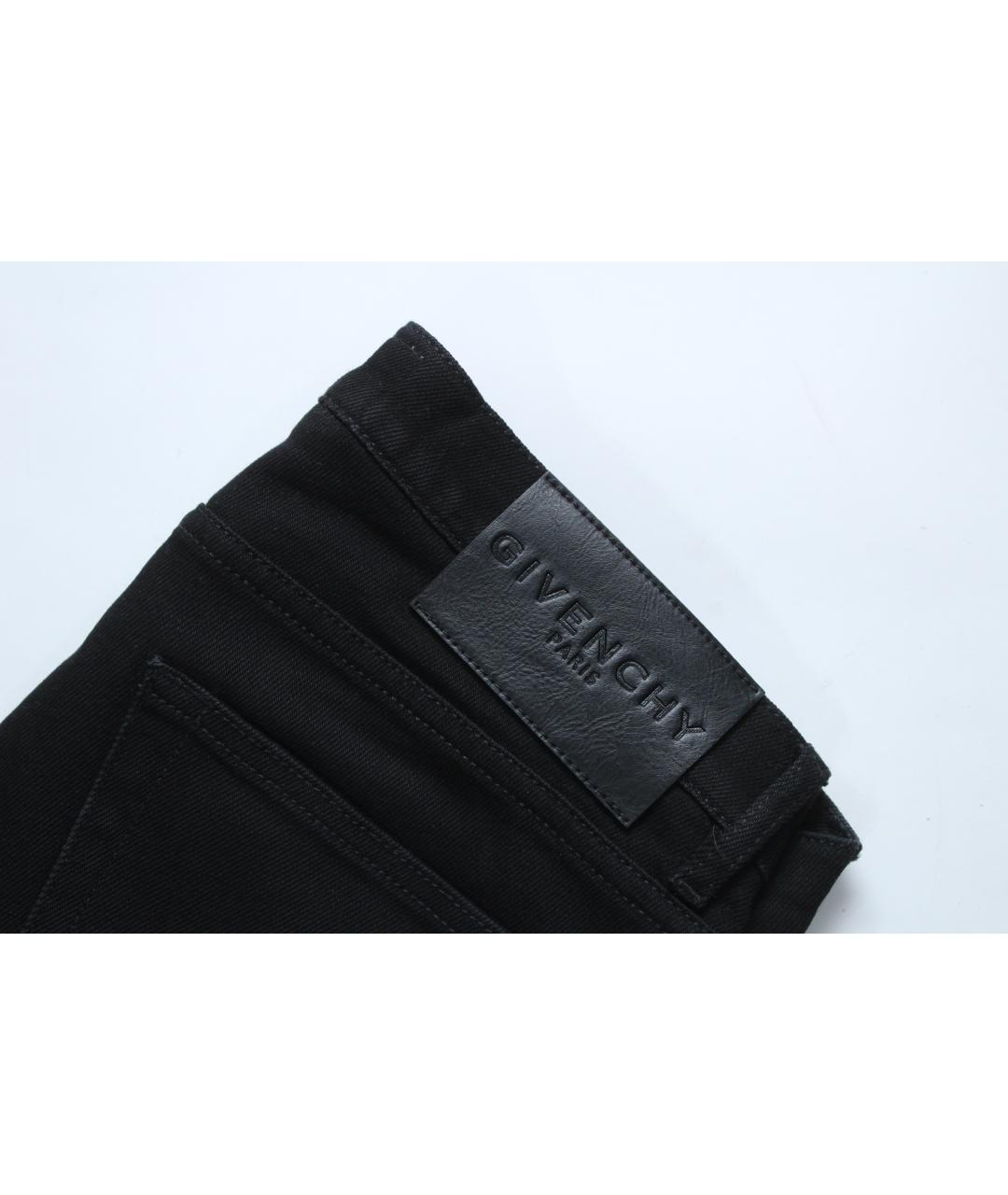 GIVENCHY Черные хлопко-эластановые джинсы скинни, фото 9
