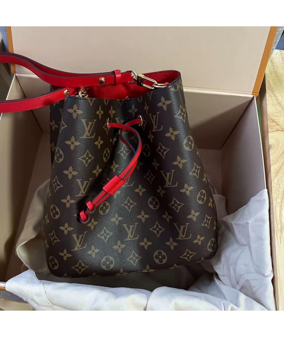 LOUIS VUITTON Коричневая сумка через плечо, фото 2
