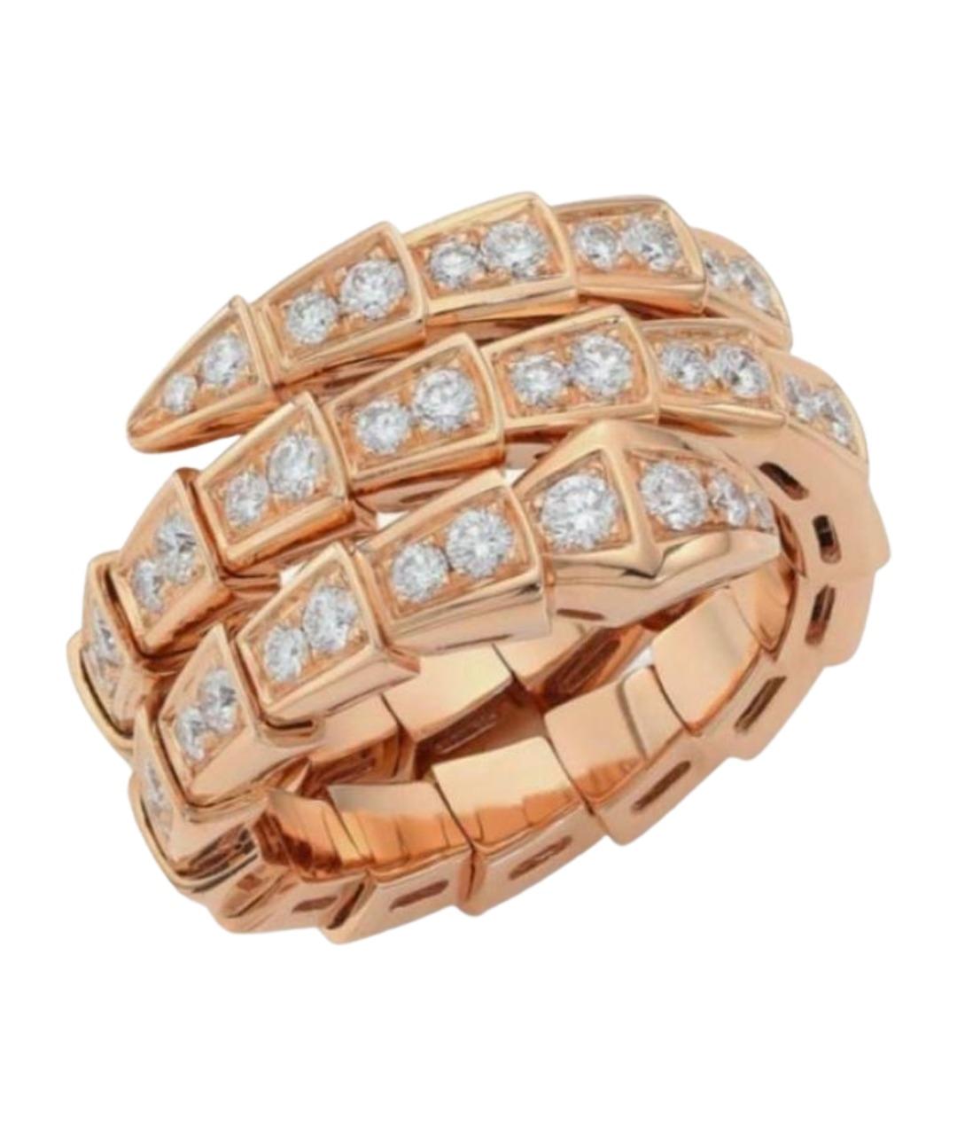 BVLGARI Золотое кольцо из розового золота, фото 8