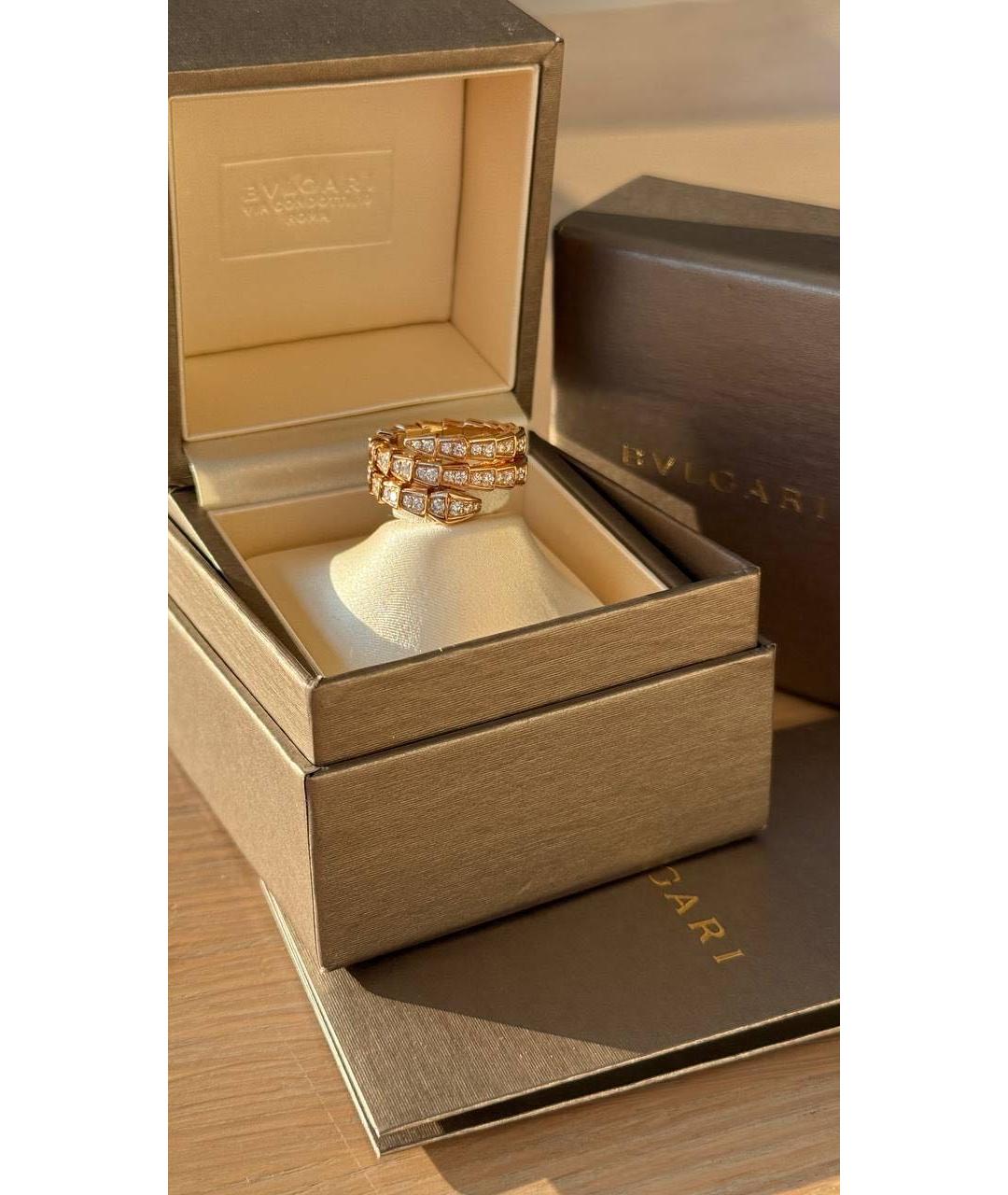 BVLGARI Золотое кольцо из розового золота, фото 2