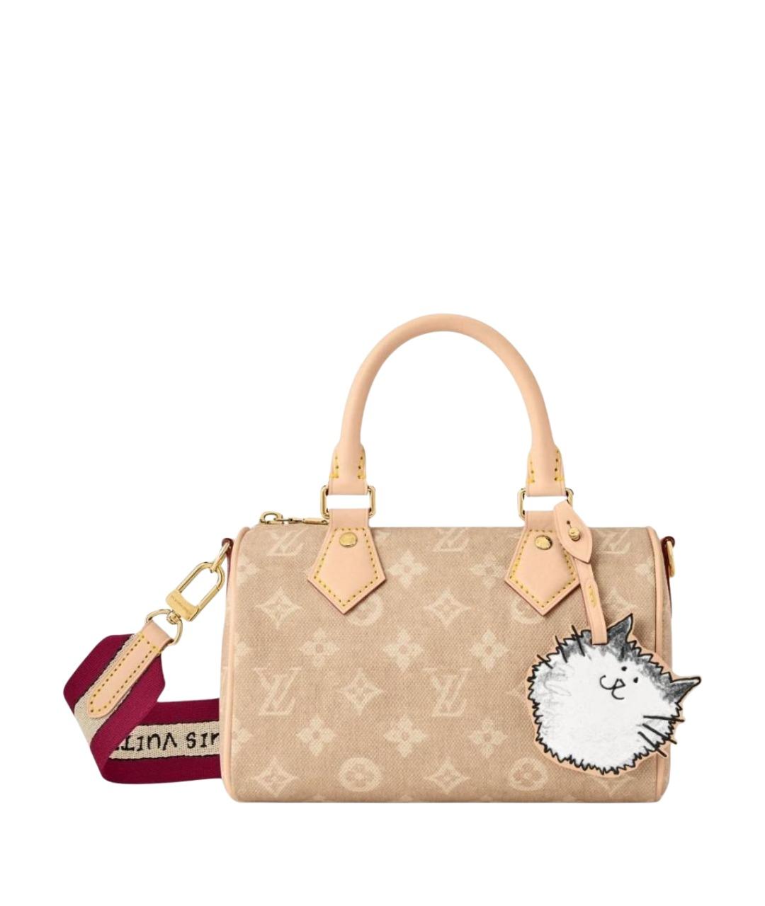 LOUIS VUITTON Бежевая сумка с короткими ручками, фото 1