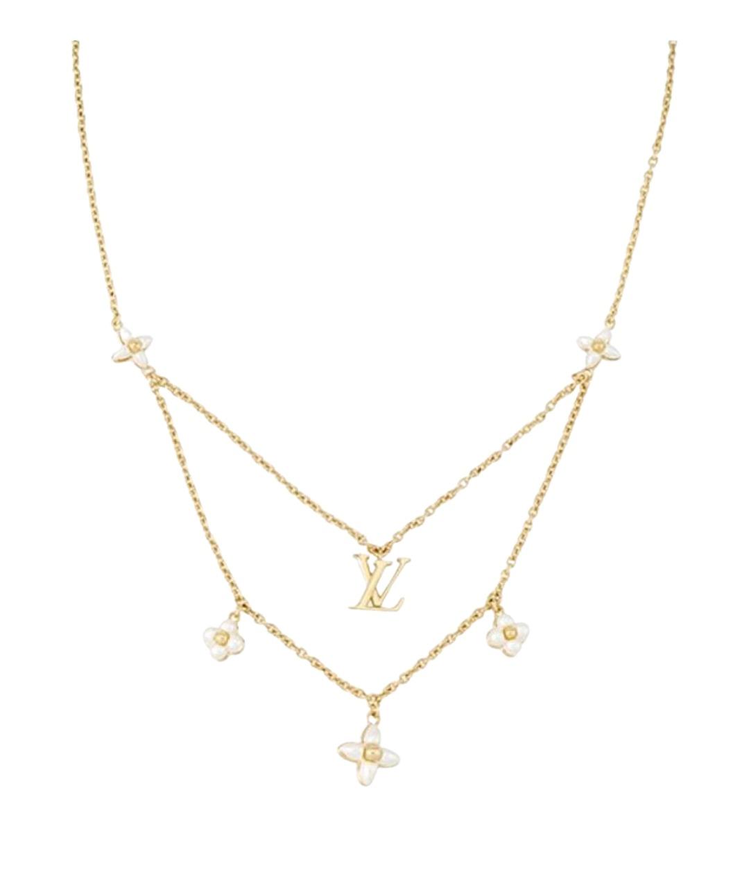 LOUIS VUITTON Золотое колье, фото 1