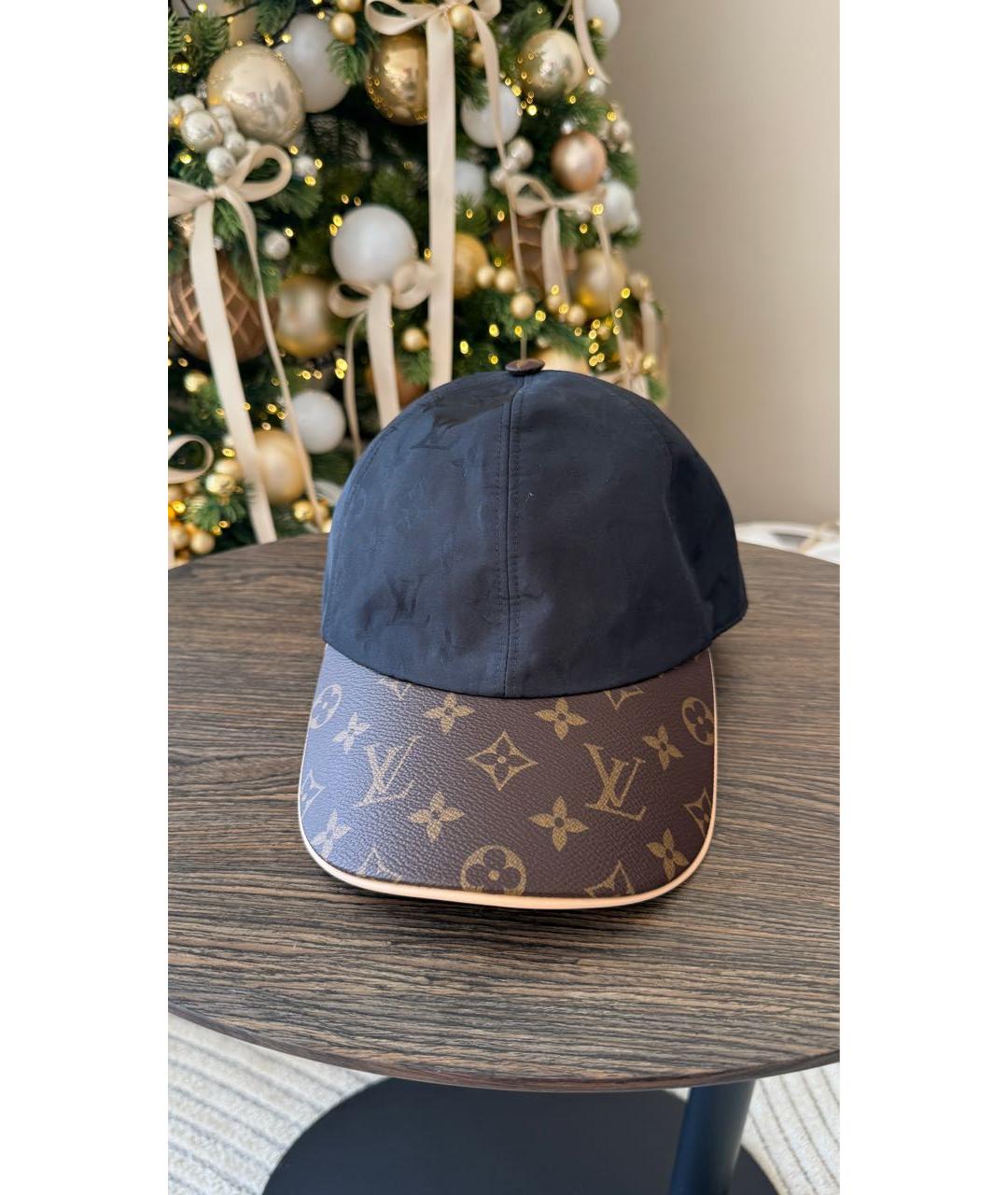 LOUIS VUITTON Черная синтетическая кепка, фото 3