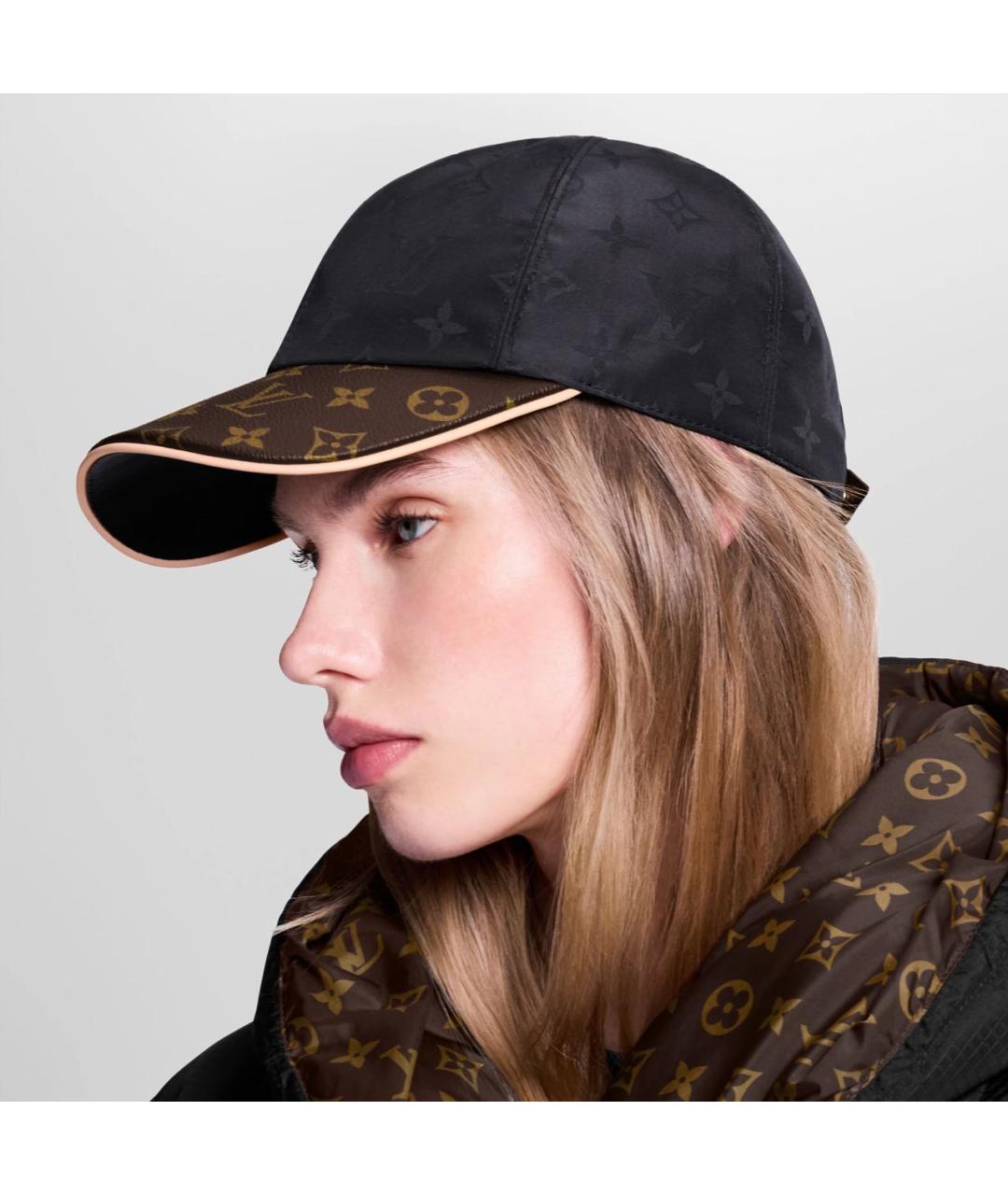 LOUIS VUITTON Черная синтетическая кепка, фото 8