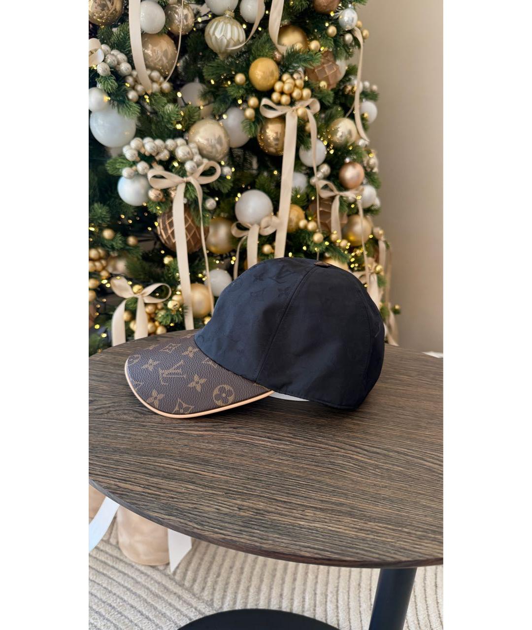 LOUIS VUITTON Черная синтетическая кепка, фото 2