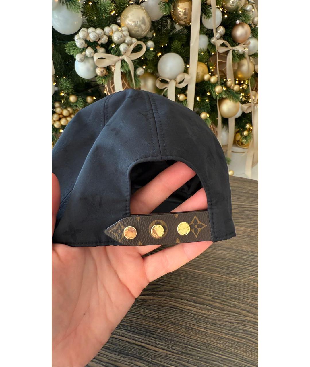 LOUIS VUITTON Черная синтетическая кепка, фото 5