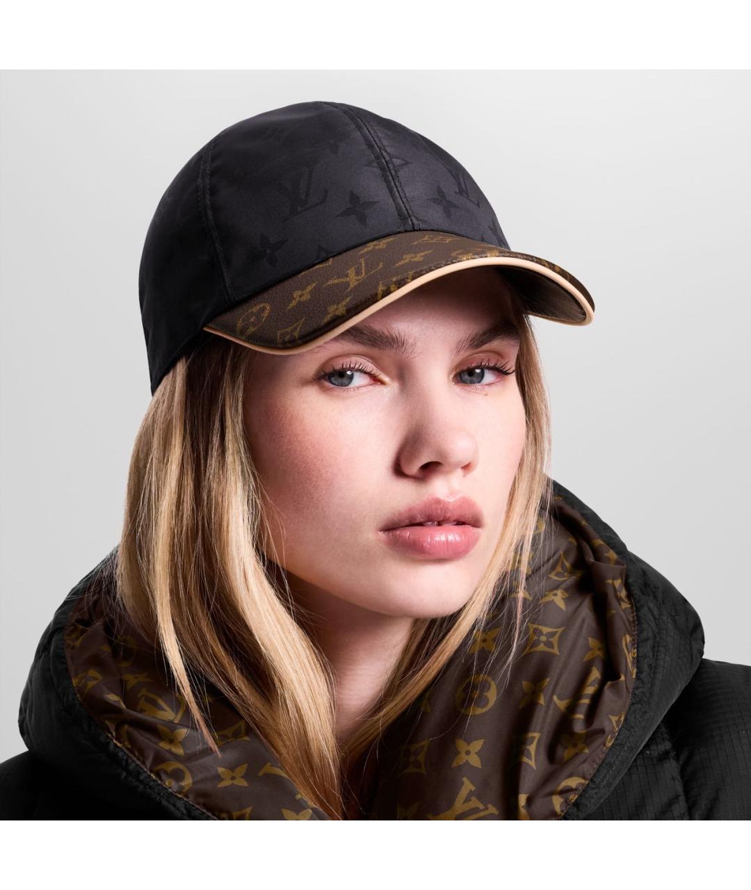 LOUIS VUITTON Черная синтетическая кепка, фото 4