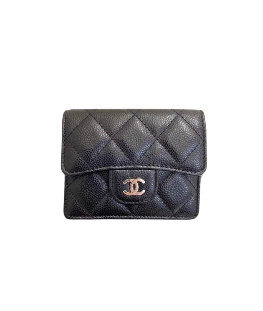 CHANEL Черный кошелек, фото 9