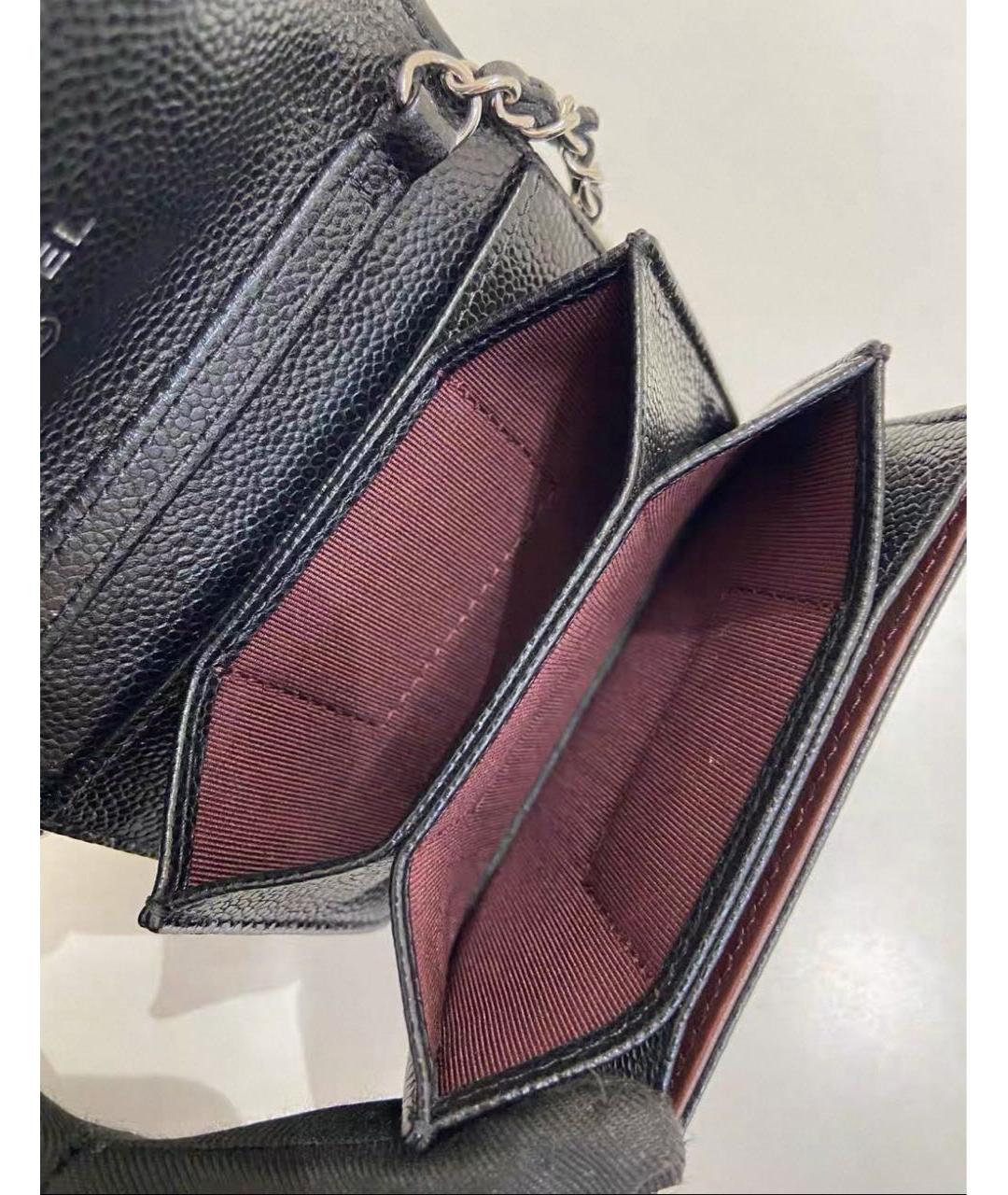 CHANEL Черный кошелек, фото 7