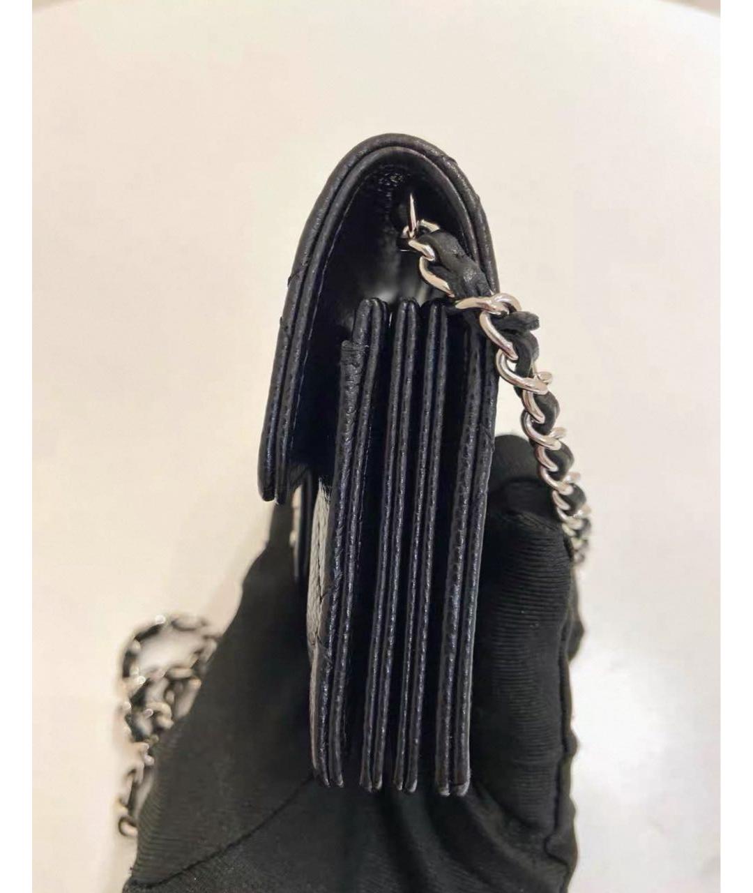 CHANEL Черный кошелек, фото 6