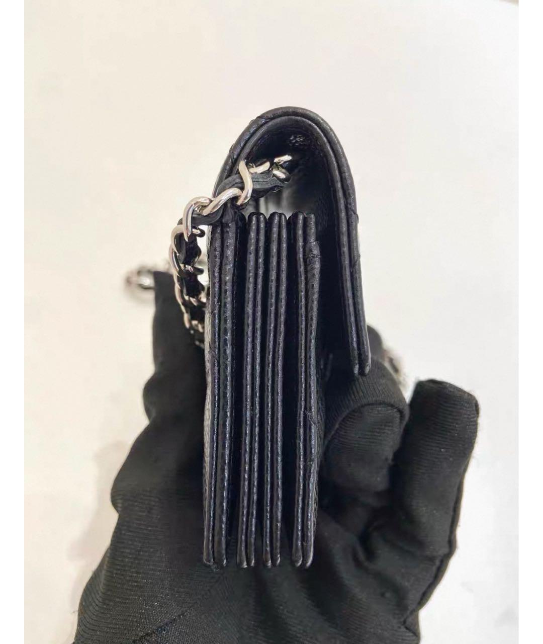 CHANEL Черный кошелек, фото 5