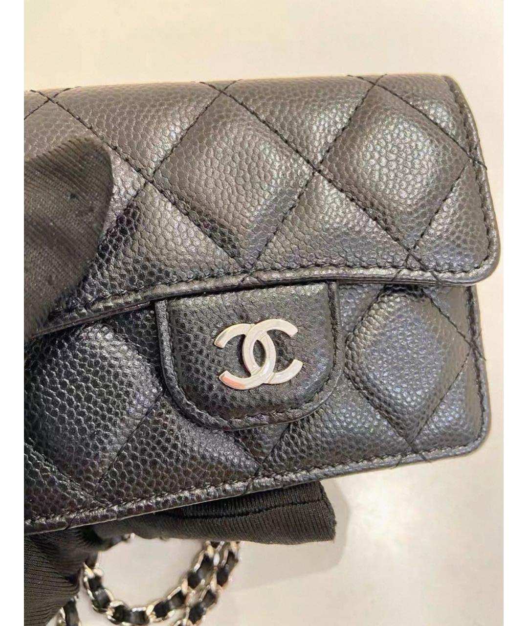 CHANEL Черный кошелек, фото 8