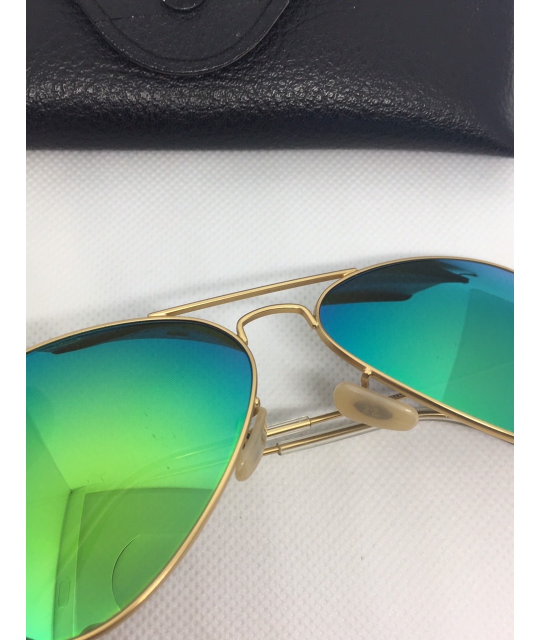 RAY BAN Зеленые солнцезащитные очки, фото 5