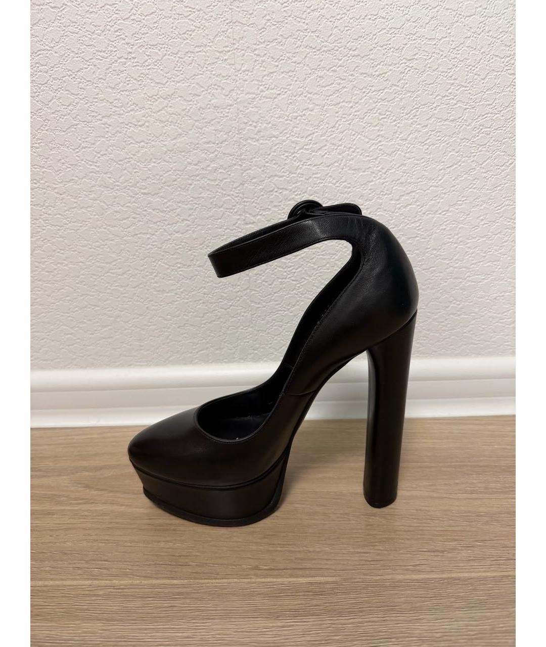 CASADEI Черные кожаные туфли, фото 5