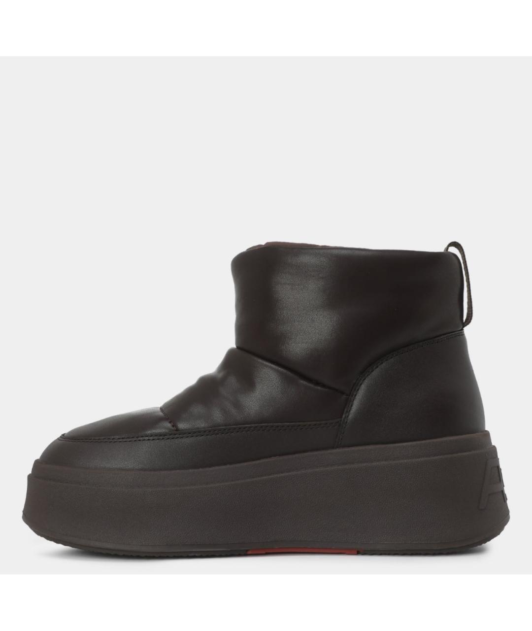 ASH Коричневые кожаные полусапоги, фото 3