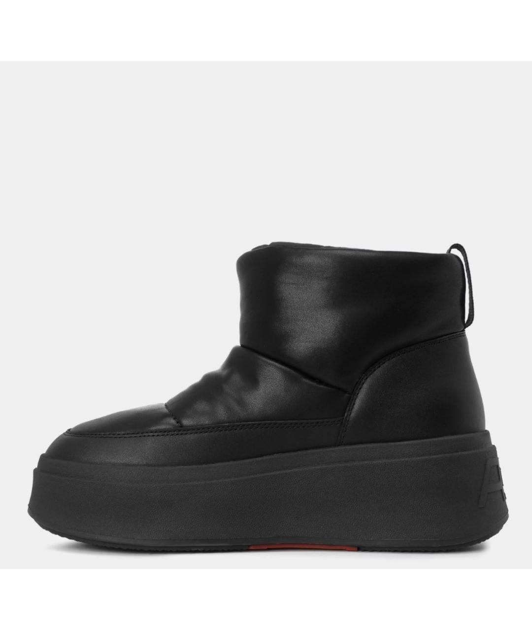 ASH Черные полусапоги из искусственной кожи, фото 2