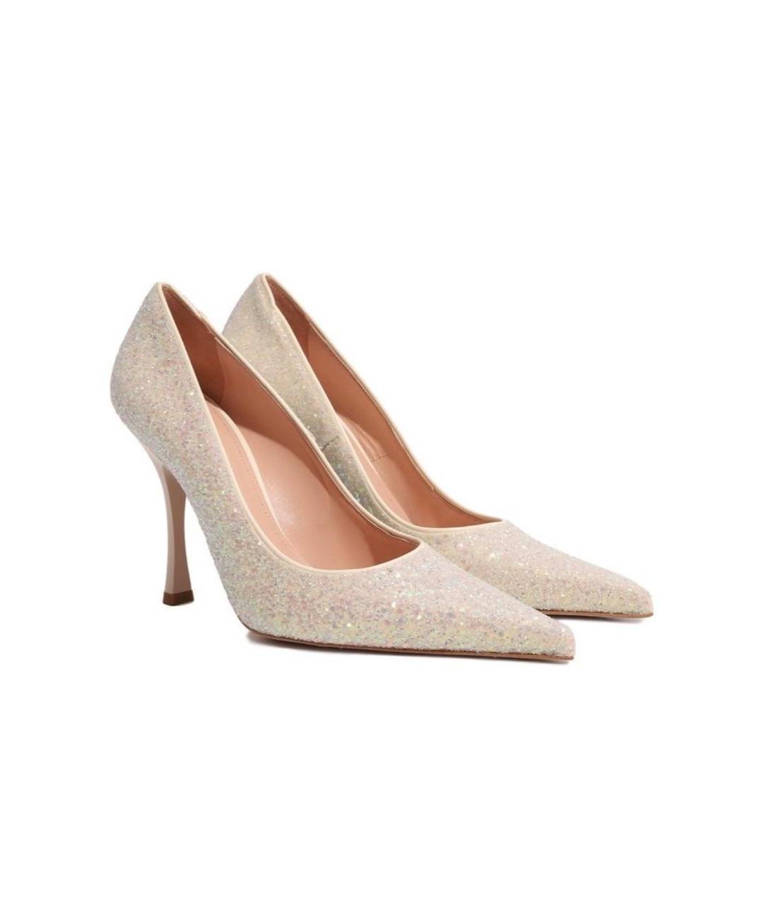 LIU JO Бежевые текстильные туфли, фото 7