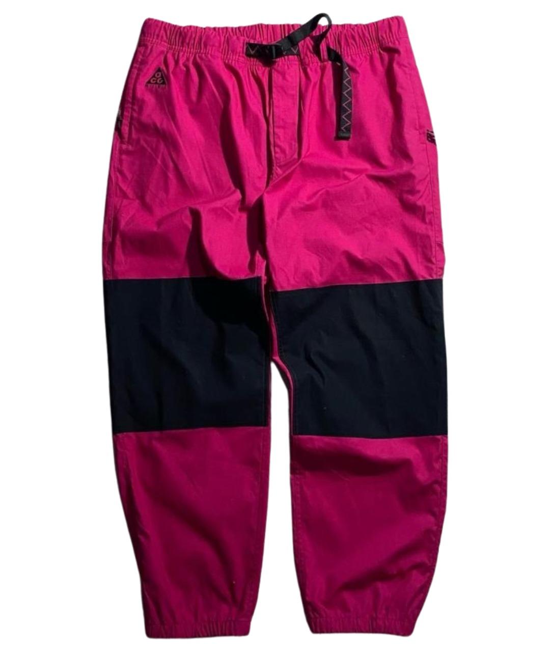 NIKE ACG Розовые хлопковые повседневные брюки, фото 1
