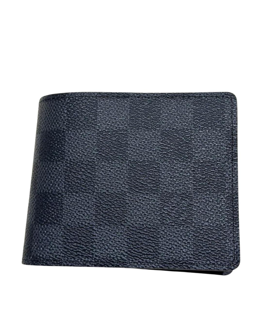 LOUIS VUITTON Темно-синий кошелек из искусственной кожи, фото 1