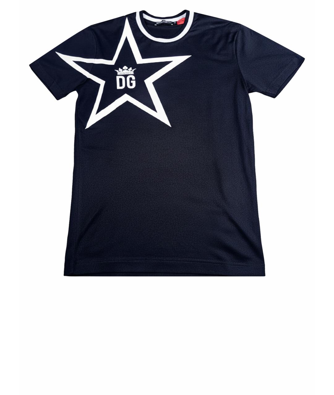 DOLCE&GABBANA Черная хлопковая футболка, фото 1