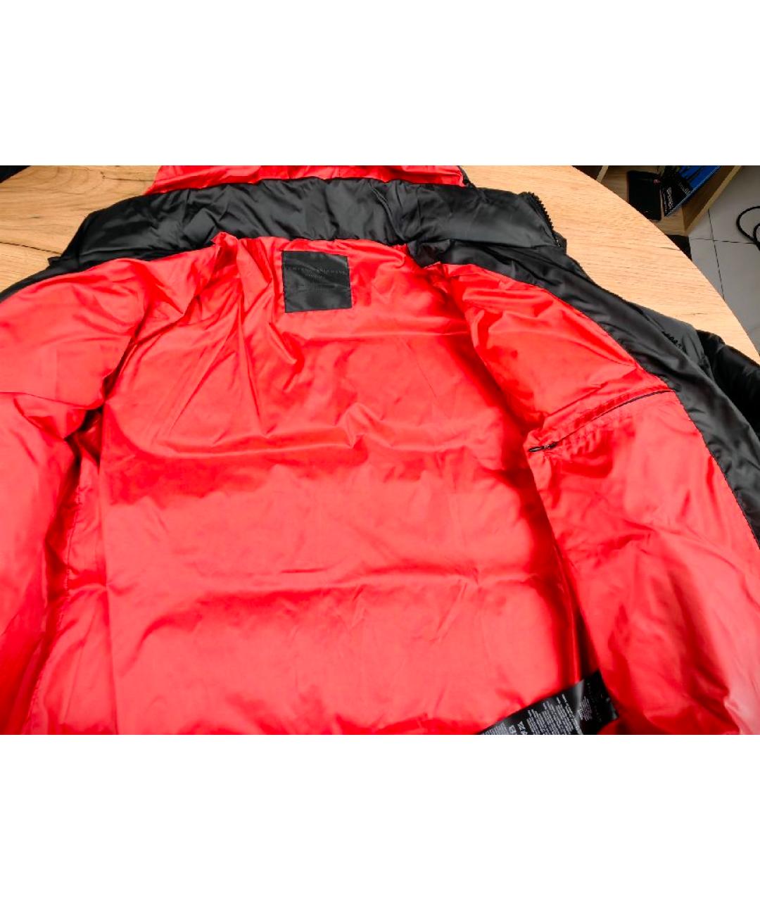 PHILIPP PLEIN Черный полиэстеровый пуховик, фото 3