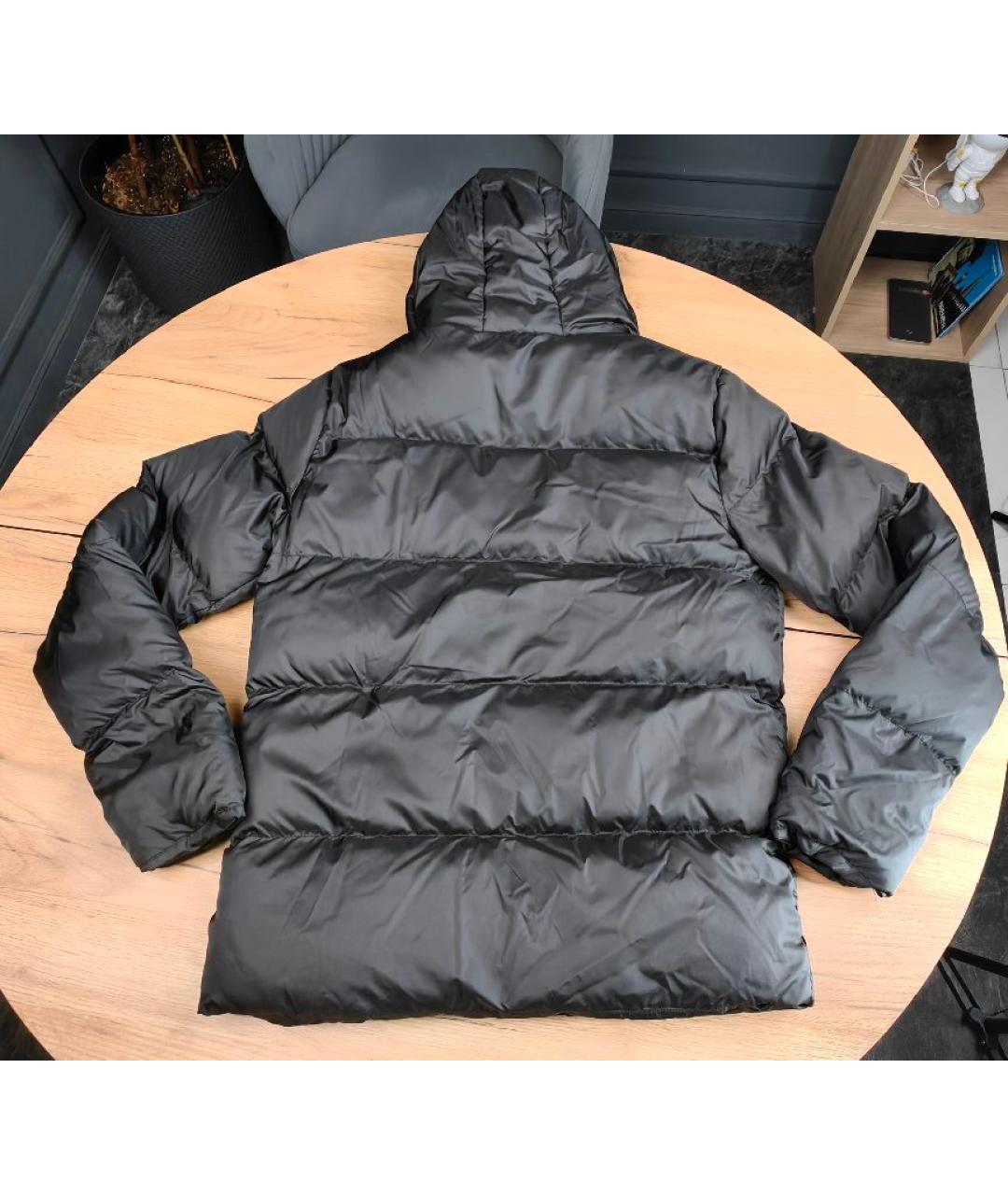 PHILIPP PLEIN Черный полиэстеровый пуховик, фото 2