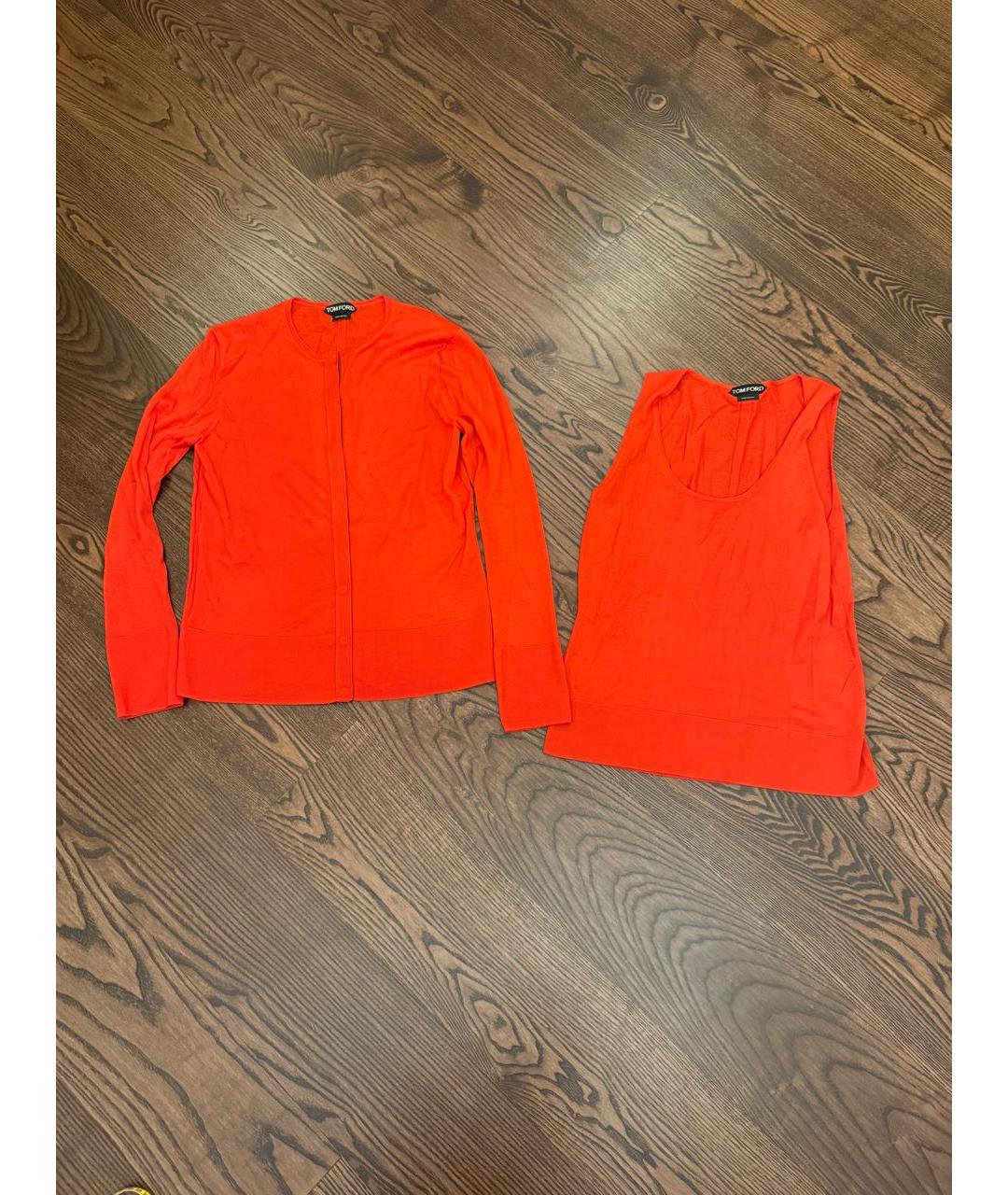 TOM FORD Оранжевый кашемировый кардиган, фото 6