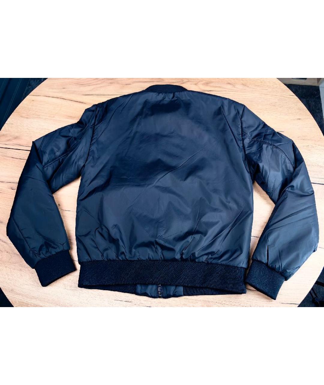 DOLCE&GABBANA Черная полиамидовая куртка, фото 2