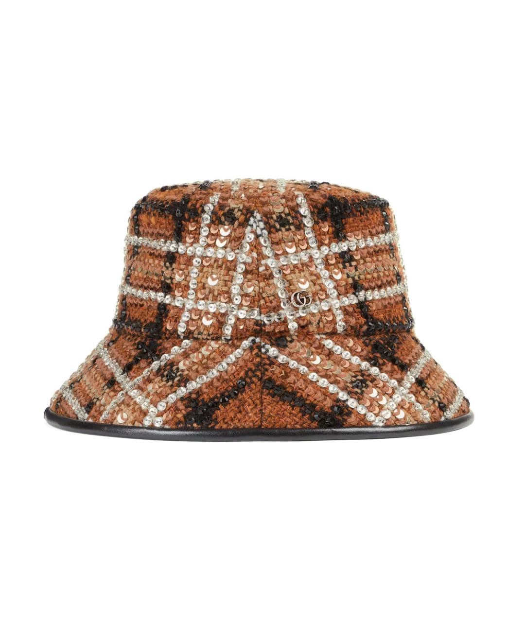 GUCCI Коричневая панама, фото 3