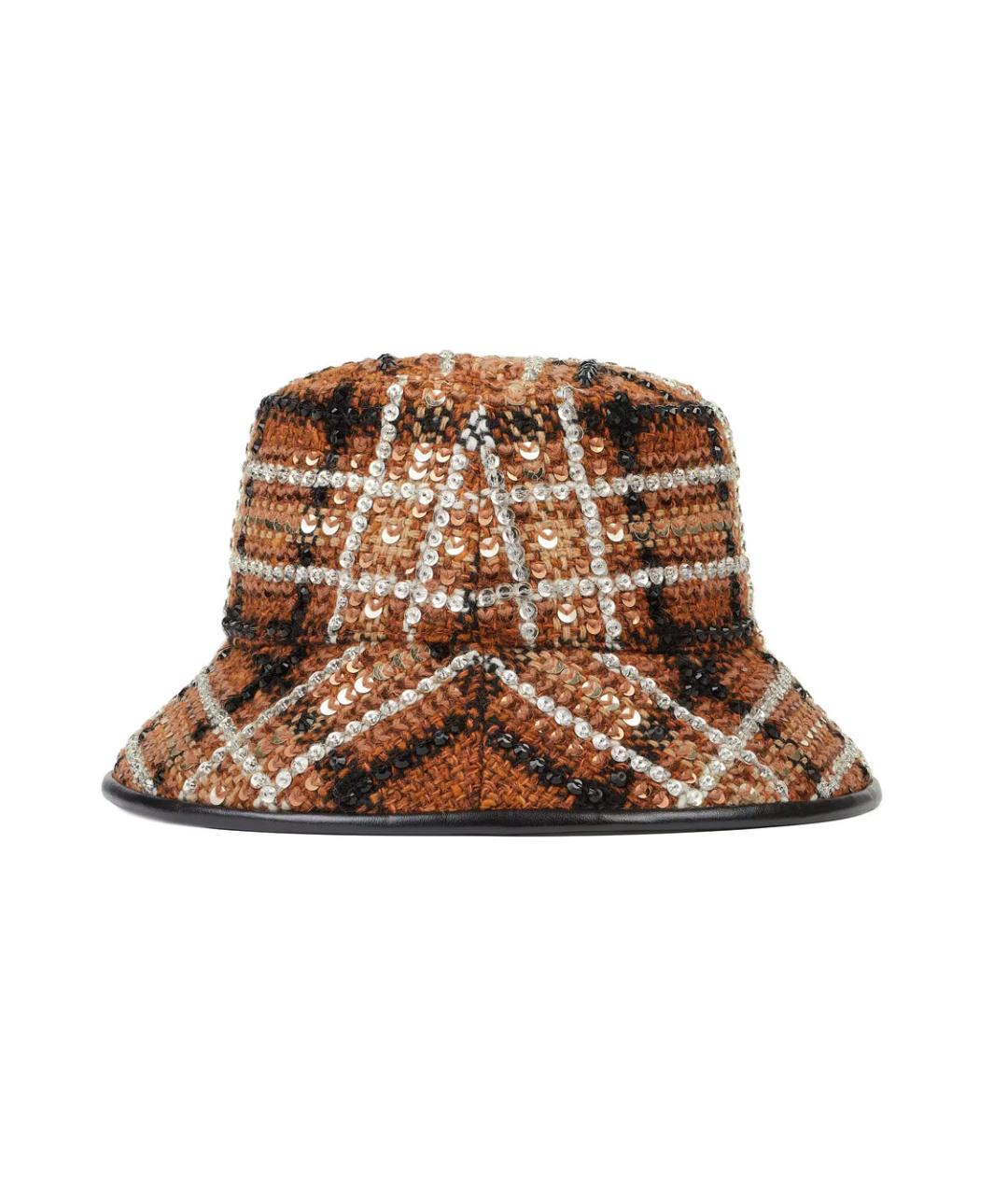 GUCCI Коричневая панама, фото 2