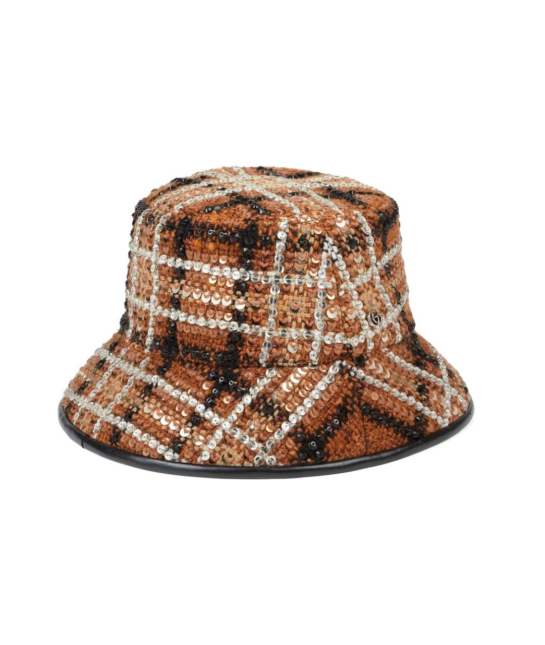 GUCCI Коричневая панама, фото 4