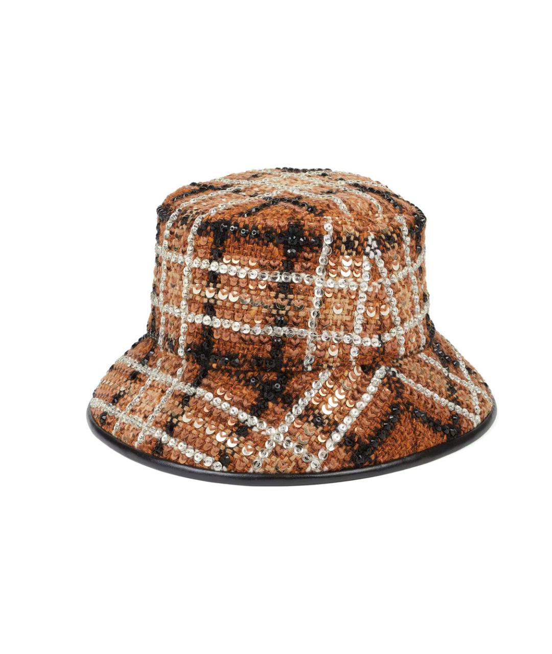 GUCCI Коричневая панама, фото 1