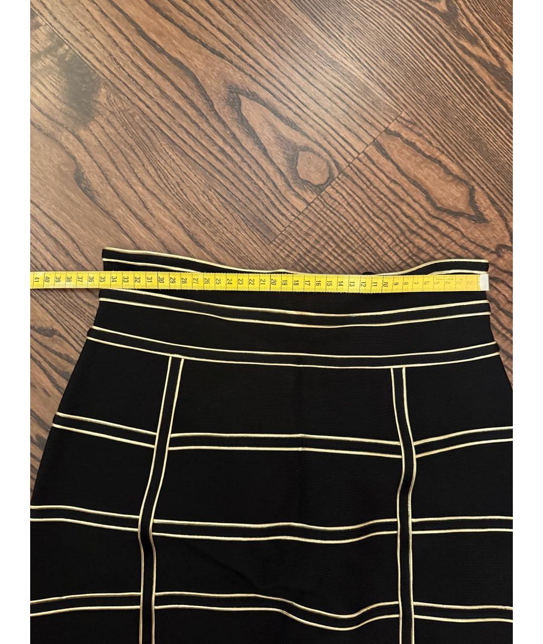 BALMAIN Черная вискозная юбка мини, фото 5