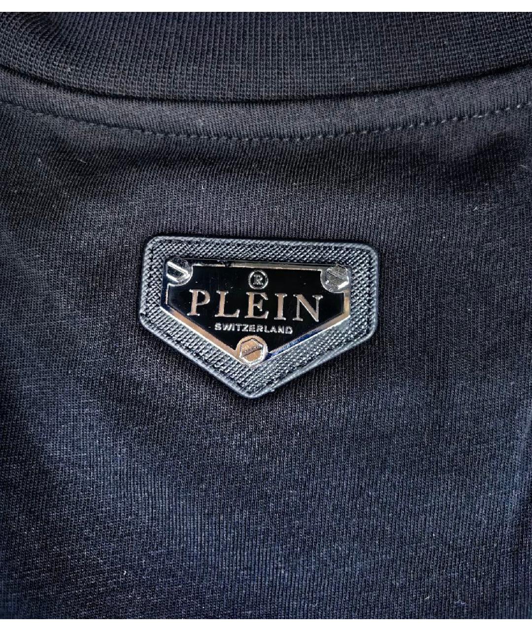 PHILIPP PLEIN Черная хлопковая футболка, фото 5