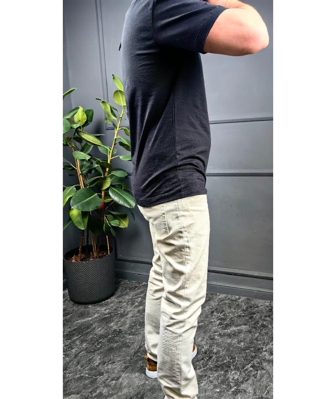 PALM ANGELS Черная хлопковая футболка, фото 8