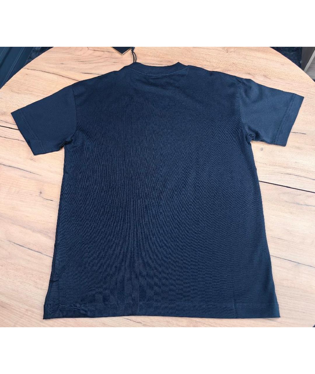 PALM ANGELS Черная хлопковая футболка, фото 2