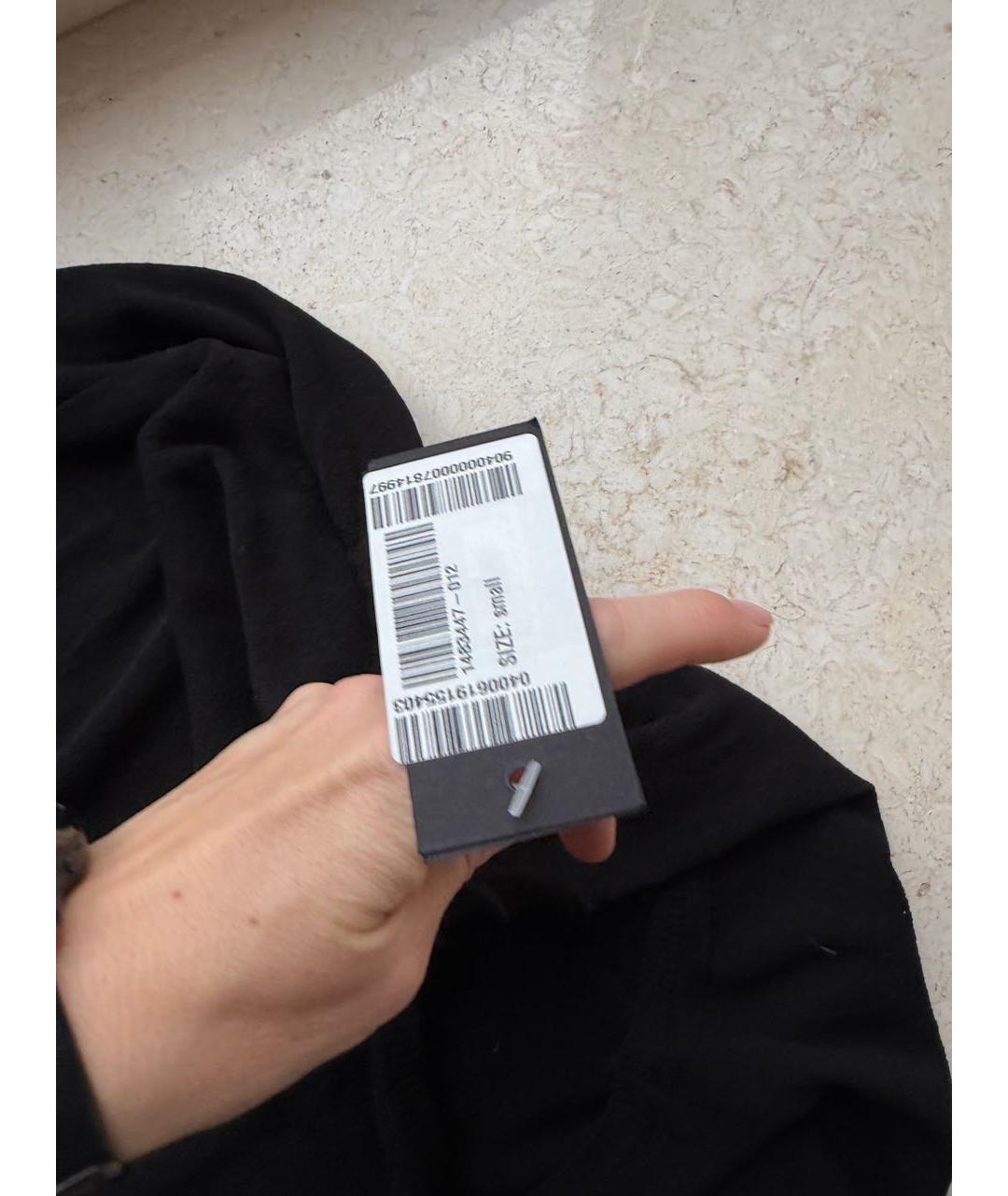 THE FRANKIE SHOP Черное хлопковое коктейльное платье, фото 6