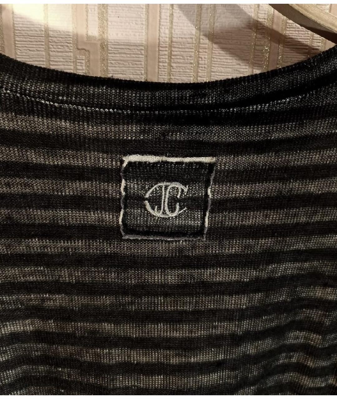 JUST CAVALLI Черный шерстяной джемпер / свитер, фото 7