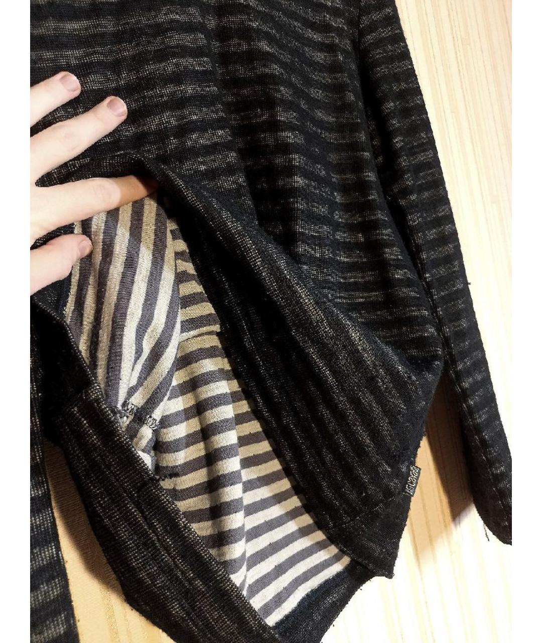 JUST CAVALLI Черный шерстяной джемпер / свитер, фото 3