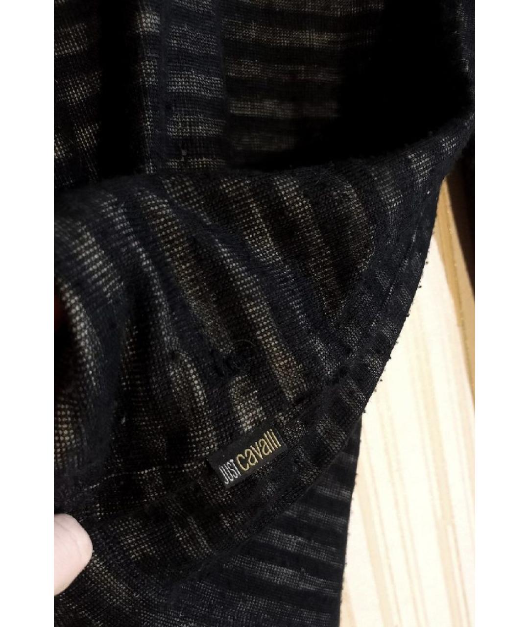 JUST CAVALLI Черный шерстяной джемпер / свитер, фото 6