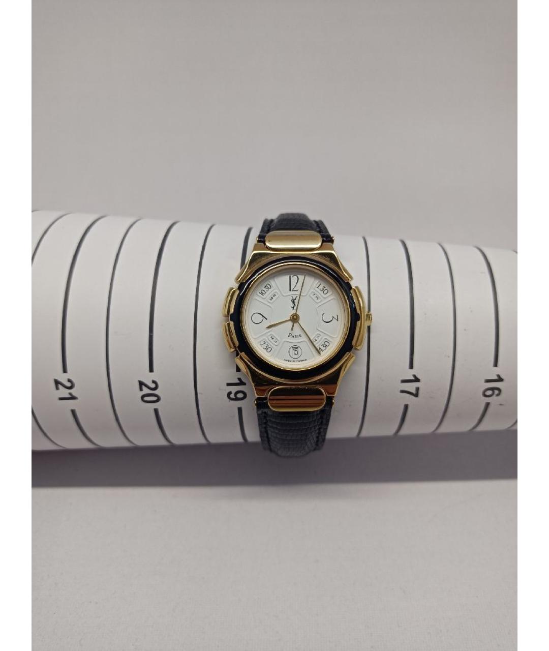 SAINT LAURENT Золотые позолоченные часы, фото 6