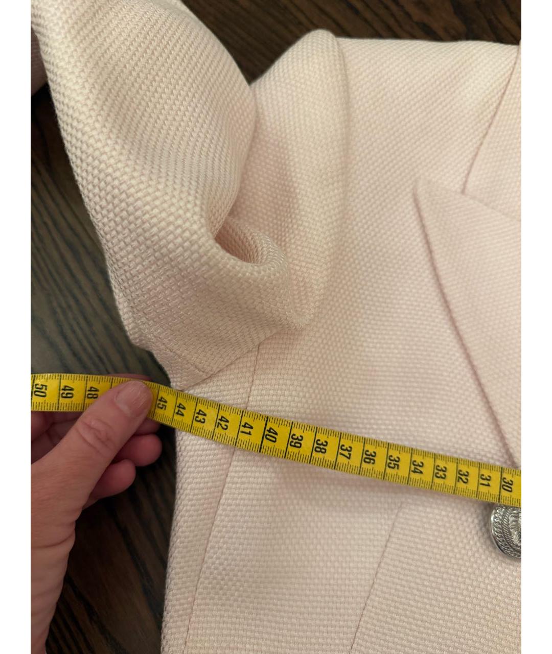 BALMAIN Белый вискозный жакет/пиджак, фото 5