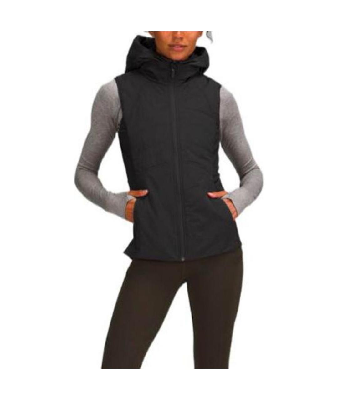 Lululemon Черный жилет, фото 3