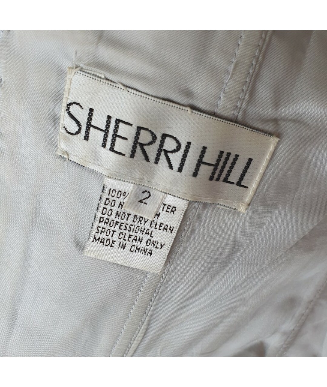 SHERRI HILL Серебрянный костюм с брюками, фото 5